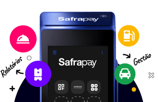 Tela da máquina SafraPay Smart compatível com Android e instalar aplicativos